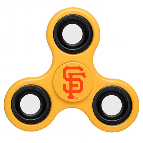 MLB San Francisco Giants 3 Way Fidget Spinner D33 - Yellow